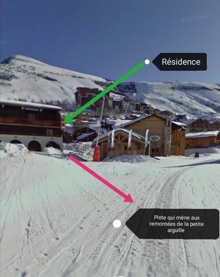 Studio 2 Alpes, Proche Lac Buissonniere, Menage Inclus, Balcon, Parking Les Deux Alpes Buitenkant foto