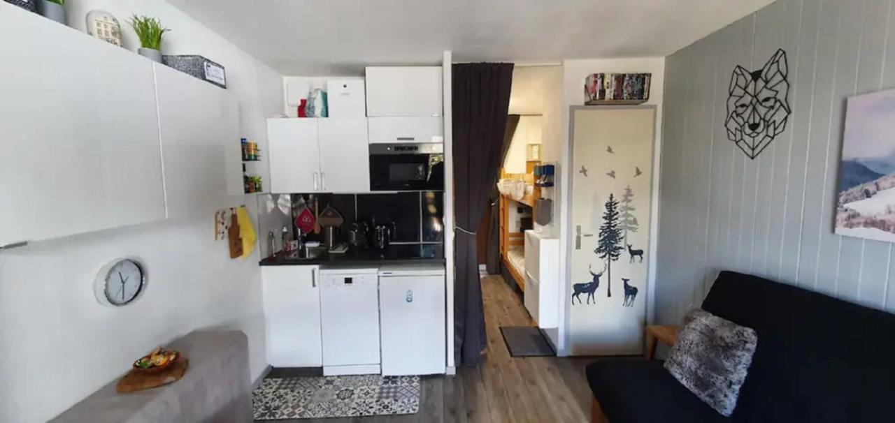Studio 2 Alpes, Proche Lac Buissonniere, Menage Inclus, Balcon, Parking Les Deux Alpes Buitenkant foto