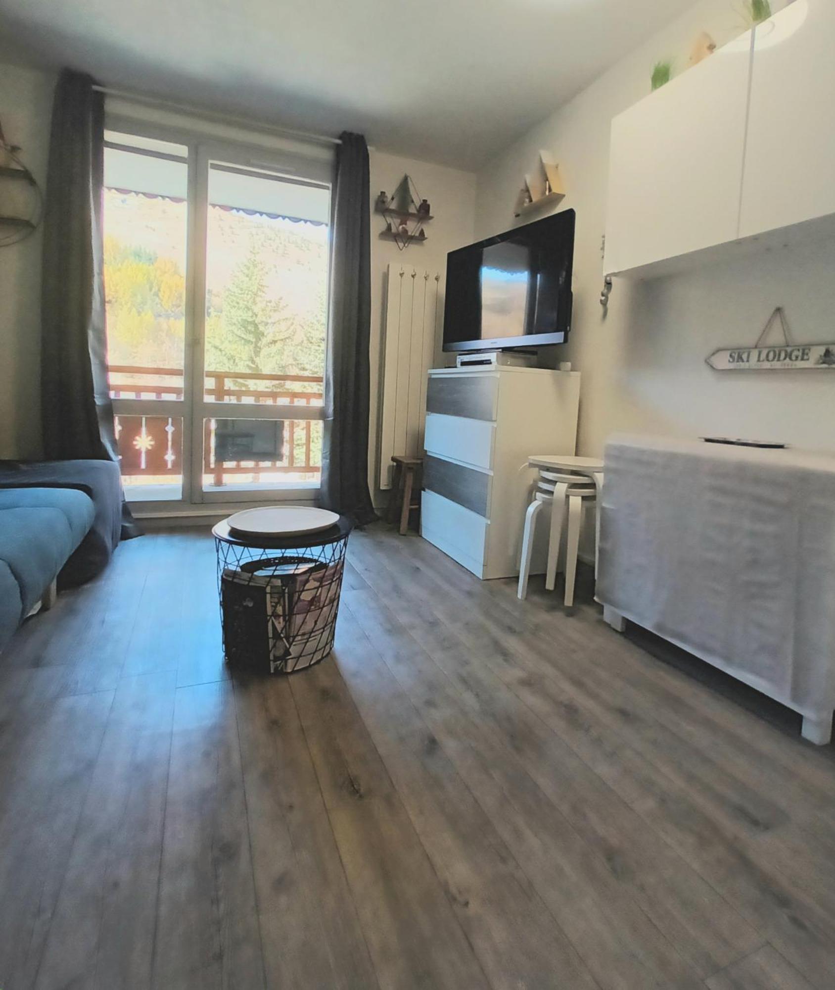 Studio 2 Alpes, Proche Lac Buissonniere, Menage Inclus, Balcon, Parking Les Deux Alpes Buitenkant foto